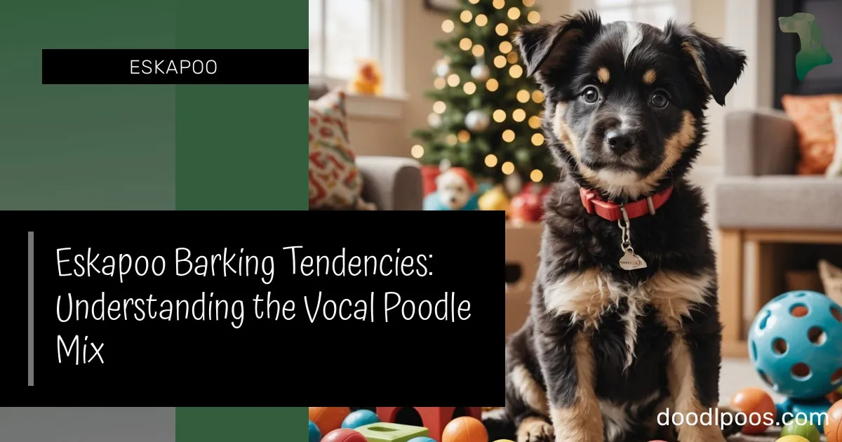 Eskapoo Barking Tendencies: Understanding the Vocal Poodle Mix