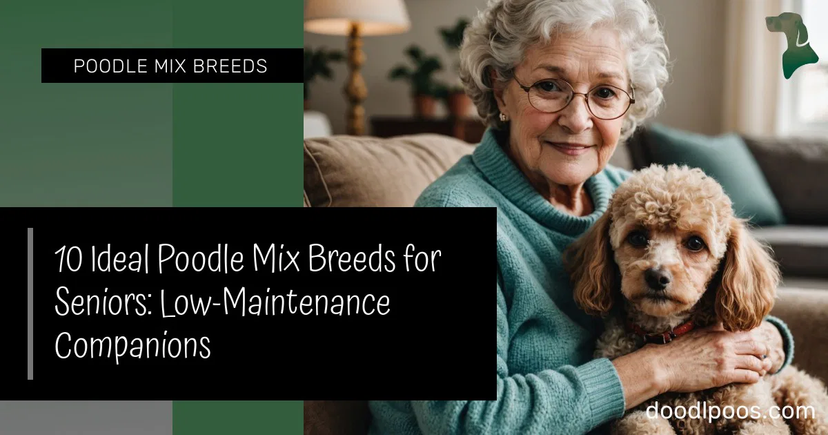 10 Ideal Poodle Mix Breeds for Seniors: Low-Maintenance Companions
